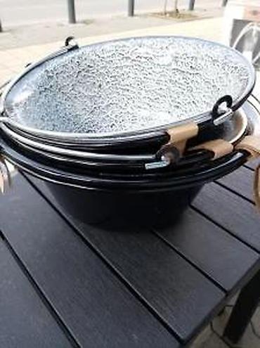 mesing cena: EMAJLIRANI KOTLICI NOVI VISE ZAPREMINA ZA GULAS, CORBU, PASU | Cene — 8