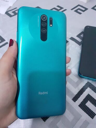 Xiaomi: Xiaomi Redmi 9, 32 GB, rəng - Yaşıl, 
 Barmaq izi, İki sim kartlı