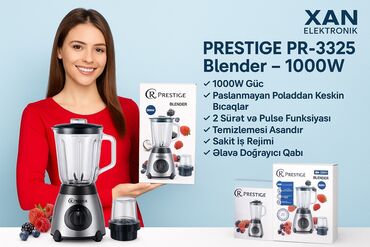 İçki texnikası: Stasionar blender, Prestige, Yeni, Ünvandan götürmə
