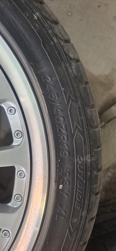 e klass: Колеса в сборе 245 / 40 / R 19, Лето, Б/у, Комплект, Легковые, Литые, отверстий - 5 — 2