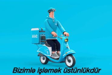 Moto-kuryerlər: Moto-kuryer tələb olunur, Gündəlik ödəniş, Təcrübəsiz