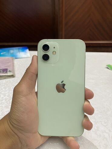 для стиральных машин: IPhone 12, Колдонулган, 128 ГБ, Жашыл, Коргоочу айнек, Каптама, 79 %
