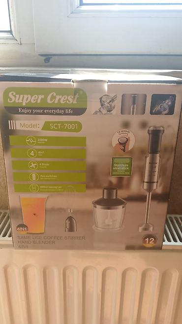 əl blender: Super Crest SCT-7001 – 4‑ü‑1 əl blenderi Xüsusiyyətlər: - Güc: 3000W — 2