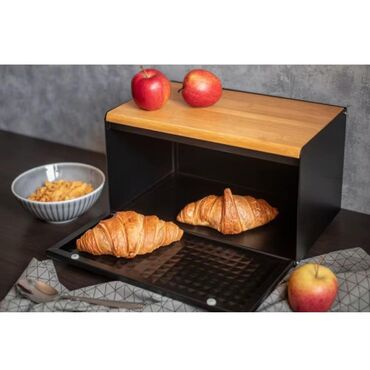 Çörək qabları: Cörek qabı
Metal
hem qapaqlı,hem doğrama taxtalı
Bamboo — 4