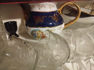 Mətbəx aksesuarları: Çay dəsti, rəng - Ağ, Keramika, Madonna, 6 nəfərlik
