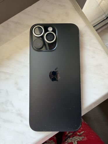 аккумулятор на телефон: IPhone 16 Pro Max, Б/у, 512 ГБ, Black Titanium, Зарядное устройство, Защитное стекло, Чехол, 92 %