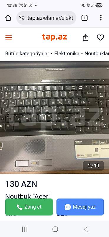 msi notebook: Acer Aspire 6930G noutbuk Texniki göstəricilər: - Prosessor: Intel — 5
