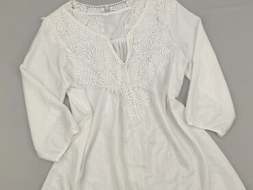 bluzki z lnu na lato: Women's blouse, size 3XL (EU 46)