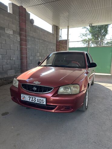 рассрочка авто без первоначального взноса: Hyundai Accent: 2005 г., 1.5 л, Автоматтык, Бензин, Седан