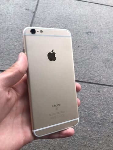 Apple iPhone: IPhone 6s Plus, Б/у, 64 ГБ, Золотой, Кабель, 100 %