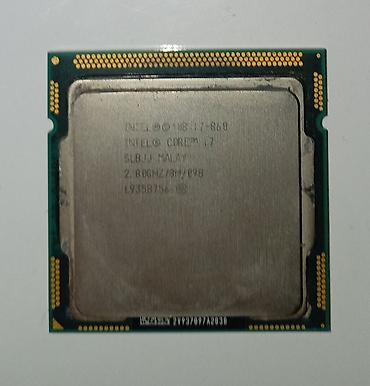 prosessor i7: Prosessor Intel Core i7 860, 2-3 GHz, 4 nüvə, İşlənmiş — 1