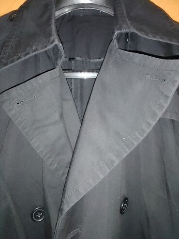 kožne jakne novi pazar: 3XL (EU 46), Used, Without lining, Single-colored, color - Black