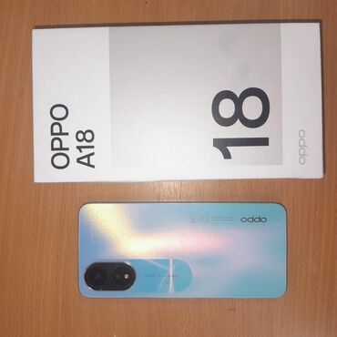 оппо рено 7: Oppo A18, Жаңы, 128 ГБ, түсү - Көгүлтүр, 2 SIM