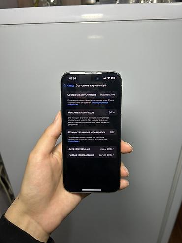 Apple iPhone: IPhone 15 Pro, Б/у, Natural Titanium, Зарядное устройство, Чехол, Коробка, 86 % — 5