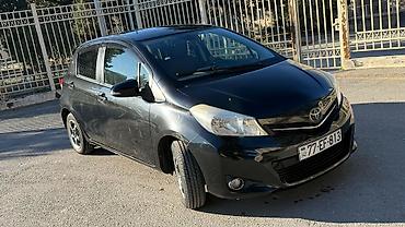 bort baqaj: Toyota Vitz (Yaris) hatchback - Kuzov: 5 qapılı, qara rəng - — 1