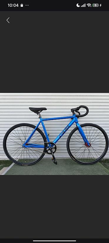 gray fixed gear: Городской велосипед, Рама M (156 - 178 см), Новый — 1