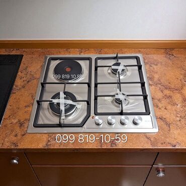 metbex sobalari: Plitə Alev, Qarışıq, Quraşdırılan, 4 gözlü, Yeni