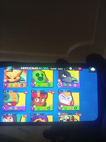 p 30: Brawl Stars oyunu üçün yüksək səviyyəli hesab - Kupa yolu: 58 477 - — 3
