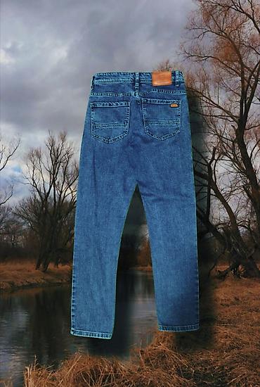 bootcut jeans: Джинсы классические синего цвета Размер: 29-S.Посадка — 1