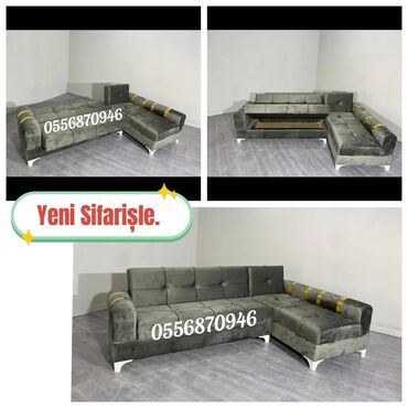 Divanlar: Künc divan, Yeni, Açılmayan, Bazasız, Parça, Şəhərdaxili pulsuz çatdırılma — 6