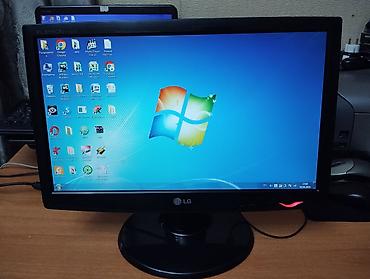 Monitorlar: LG Flatron LCD Monitor Model: W1943SE 19-düym ekrandır. Əla işləyir — 6