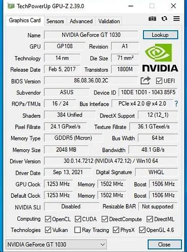 asus proart: ASUS istehsalı diskret videokart - Model ailəsi: ASUS (NVIDIA GeForce — 5
