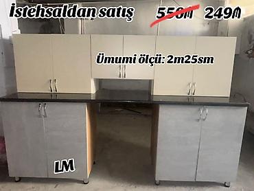 mətbəx mebeli olculəri: *Mətbəx mebellərinin sifarişlə hazırlanması✔️* Ölçü : 2metr25sm☑️ — 1