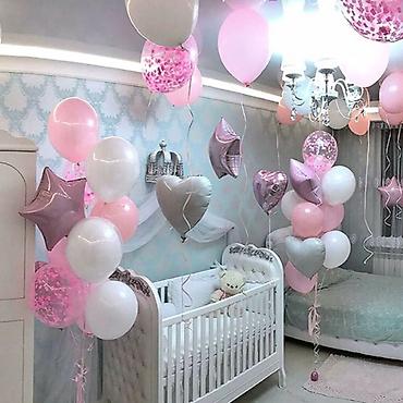 Воздушные шары и принадлежности: Гелевые шары Выписка из роддома День рождения, Юбилей У нас есть — 19