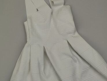 biała sukienki krótka: Sukienka, S, H&M, stan - Dobry