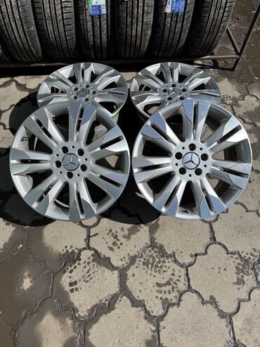 Диски: Литые Диски R 18 Mercedes-Benz, Комплект, отверстий - 5, Б/у — 7
