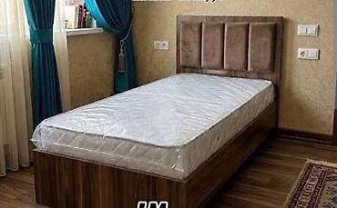 mdf panel: Yeni, Təknəfərlik çarpayı, Bazalı, Matras ilə, Siyirməsiz — 10