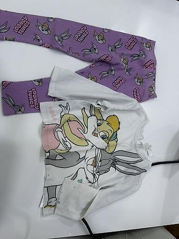 Комплекты одежды: Uşaq geyim dəsti – Looney Tunes temalı - Dəst: uzunqol köynək + — 1