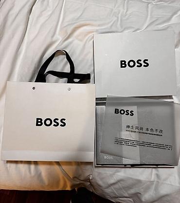 очки витрина: Шарф BOSS, 100% шерсть оригинал - Материал: 100% шерсть (указано на — 1