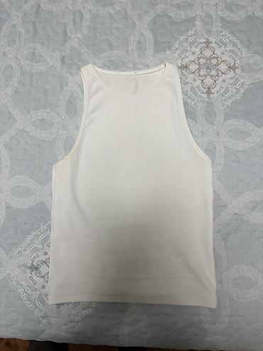 kisi alt geyimleri: Ağ rəngli mayka (halter/atlet) (qadın) - Brend/İstehsalçı: Dilvin — 1