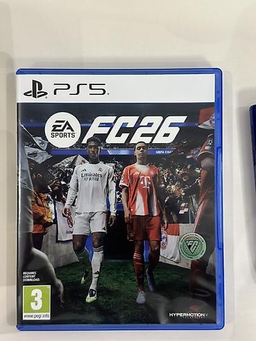 nintendo switch 2: PS5 DualSense + Fc 26 diski Heçbir problemi yoxdur yeni kimidir — 5