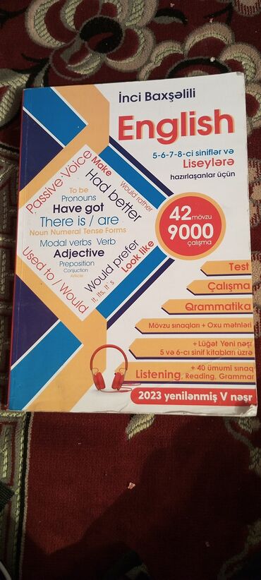 Testlər: İnci Baxşəlili 9000 çalışma İşlənməyib✅ Təzədir✅ Cırığı yoxdur✅ 13