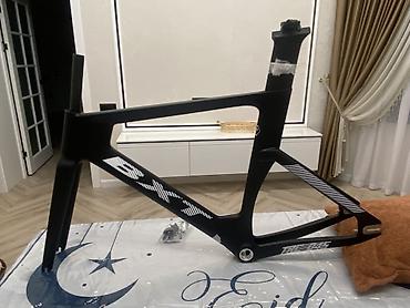 single speed: Карбоновая шоссейная рама BXT с вилкой, в черном матовом цвете — 2