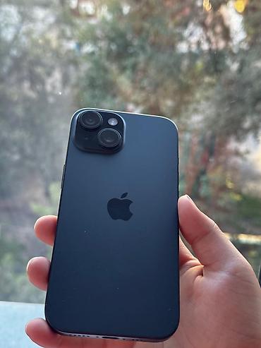 IPhone 15, Б/у, 128 ГБ, Black Titanium, Чехол, 85 % at lalafo.kg IPhone 15, Б/у, 128 ГБ, Black Titanium, Чехол, 85 %