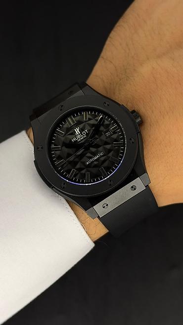 Личные вещи: Новый, Наручные часы, Hublot, цвет - Черный — 4