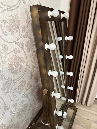 Зеркала: Напольное гримерное зеркало с подсветкой - Формат: полноразмерное — 1