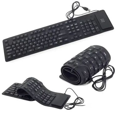 Tastature: Fleksibilna Tastatura za računar TECLINE; Kompaktan fleksibilan na lalafo.rs — 3 Tastature: Fleksibilna Tastatura za računar TECLINE; Kompaktan fleksibilan — 3