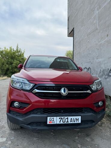красные машины: Ssangyong Rexton: 2018 г., 2.2 л, Автоматические, Дизель, Пикап