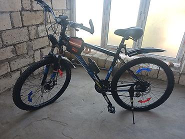 velosiped dağ: Dağ velosipedi – 26” təkərlər, disk əyləclər, ön amortizatorlu vidalı — 1