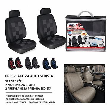 KMT Presvlaka za auto sedište – sportski model, set za 2 prednja