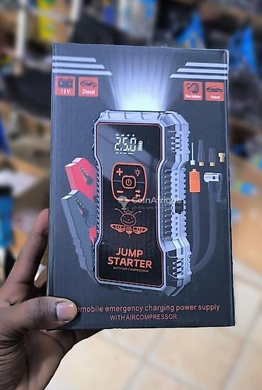 hava kampressor: Prmiçka nasos Avtomobil üçün Jump Starter + Hava Kompressoru (12V) — 2