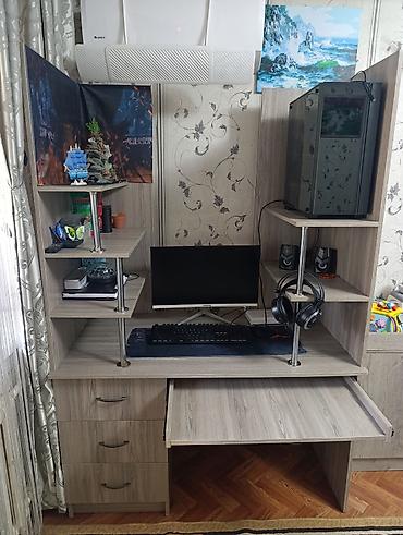 стол офис: Продаю детский стульчик, детская велоколяска, холодильник BEKO — 5
