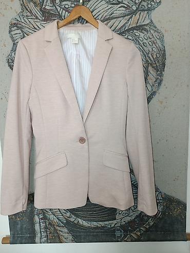 hm za trudnice: H&M ženski sako – svetloružičasta (blush) nijansa - Model — 1
