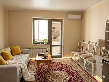 экспострой: 2 комнаты, 64 м², ул. Московская / Уметалиева Элитка, 3 этаж, Евроремонт — 4