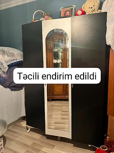 İşlənmiş, 3 qapılı, Güzgülü, Taxta, Açılan, Düz dolab lalafo.az -da İşlənmiş, 3 qapılı, Güzgülü, Taxta, Açılan, Düz dolab
