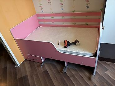 Təknəfərlik uşaq çarpayıları: Oğlan və qız üçün, İşlənmiş, Çarpayı, Bazasız, Siyirməli — 4